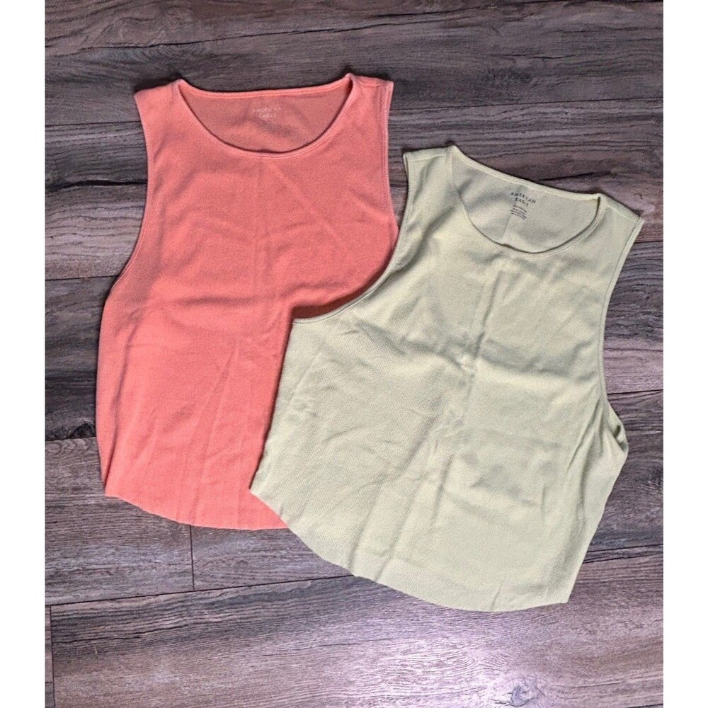 2) XXL American Eagle Women’s Crop Tanks